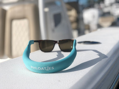 Phloaties Floating Neoprene Sunglass Strap - Universal Fit (Phloaties Blue)